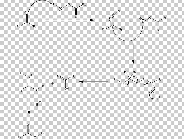 Baeyer–Villiger Oxidation Meta-Chloroperoxybenzoic Acid Organic Redox Reaction Reaction Mechanism PNG, Clipart, Angle, Auto Part, Black And White, Chemical Reaction, Circle Free PNG Download