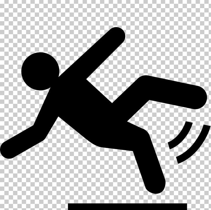 Computer Icons Slip And Fall PNG, Clipart, Accident, Angle, Area, Arm, Black And White Free PNG Download