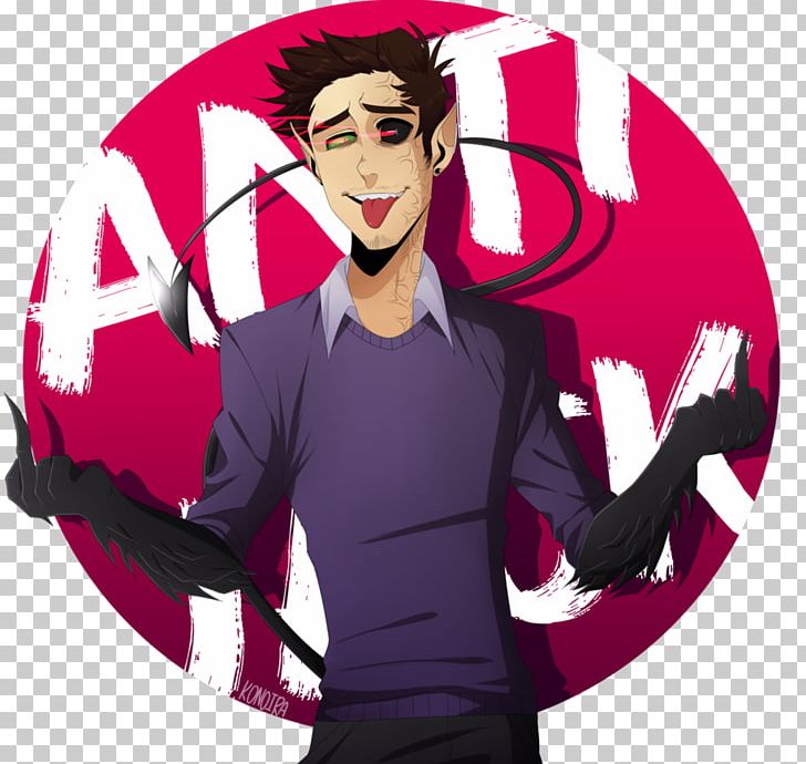 YouTuber Fan Art Wattpad Love PNG, Clipart, Alone, Anime, Antisepticeye, Black Hair, Comic Book Free PNG Download