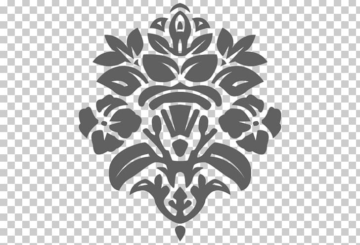 Damask Logo PNG, Clipart, Art, Art Wall, Banner, Black, Black And White Free PNG Download