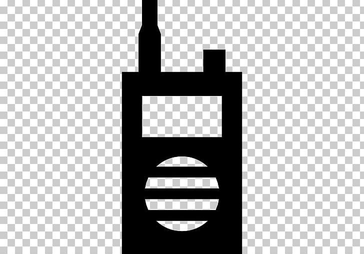 Walkie-talkie Computer Icons Transceiver Frequency PNG, Clipart, Black, Black And White, Brand, Communication, Computer Icons Free PNG Download
