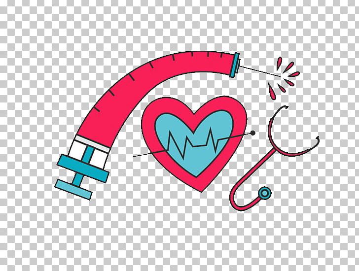 Heart Stethoscope Syringe Euclidean PNG, Clipart, Blood, Circle, Download, Graphic Design, Hand Free PNG Download