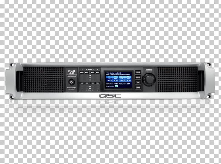 Audio Power Amplifier QSC Audio Products QSC PLD4.5 Endstufe PNG, Clipart, Amplifier, Amplifiers, Audio, Audio Crossover, Audio Equipment Free PNG Download