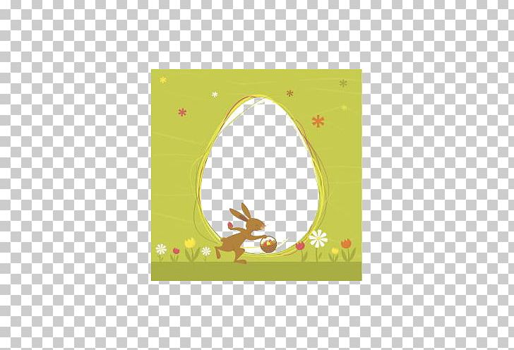 Easter Bunny Egg Hunt Leporids Illustration PNG, Clipart, Area, Border, Border Frame, Cartoon, Certificate Border Free PNG Download