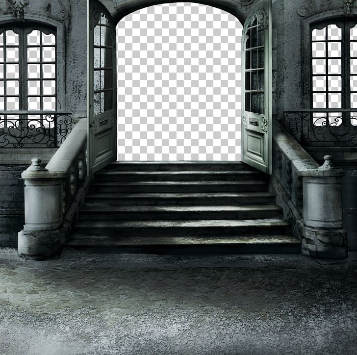 Stairs Window Floor PNG, Clipart, Angle, Architecture, Black, Black And White, Castle Free PNG Download