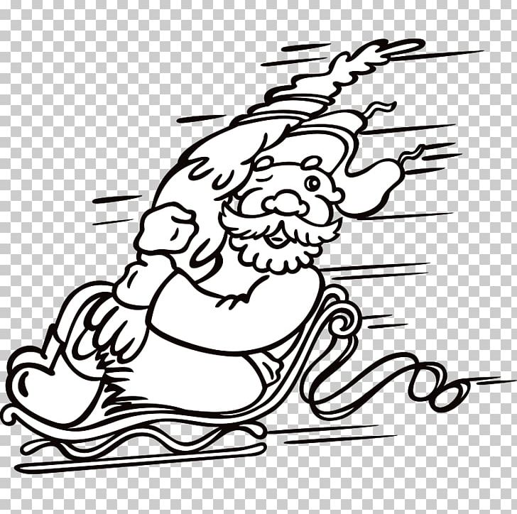Santa Claus Airplane Christmas PNG, Clipart, Abstract Lines, Airplane, Art, Artwork, Black Free PNG Download