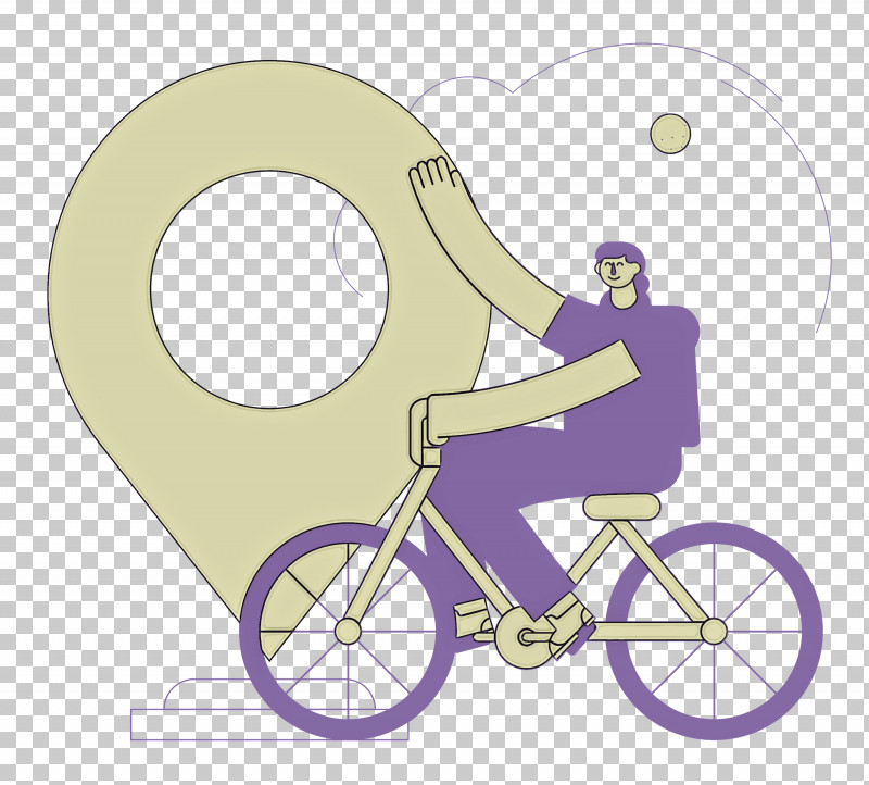Lavender PNG, Clipart, Bicycle, Bicycle Frame, Bicycle Wheel, Cartoon, Lavender Free PNG Download