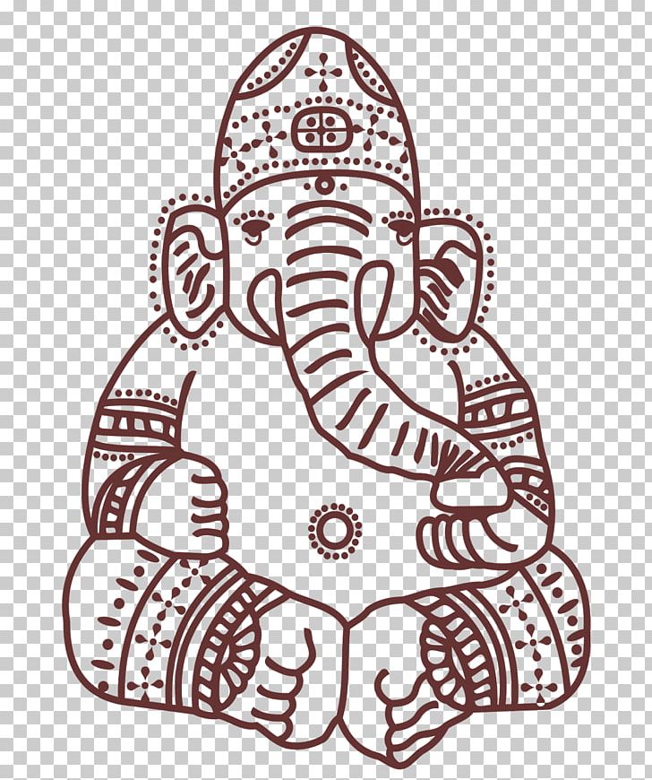 Ganesha Indian Elephant Hinduism PNG, Clipart, African Elephant, Area, Art, Artwork, Asian Elephant Free PNG Download