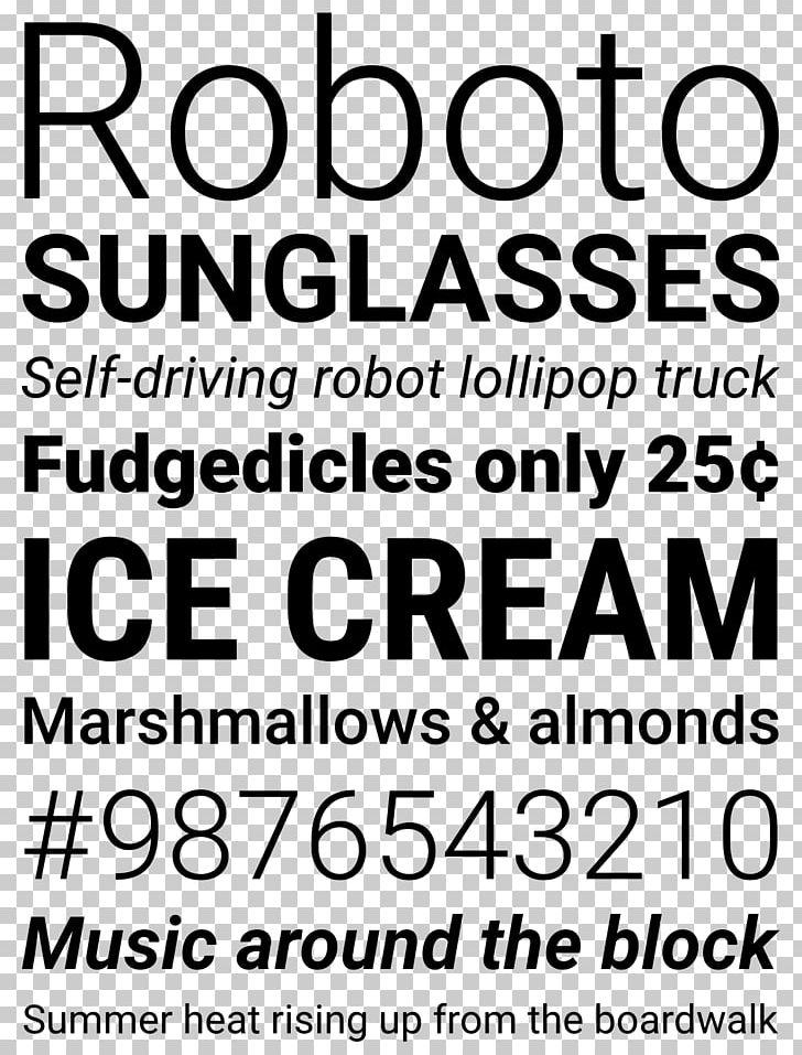 Roboto Typeface Sans-serif Android Font PNG, Clipart, Android, Area, Black And White, Brand, Calligraphy Free PNG Download