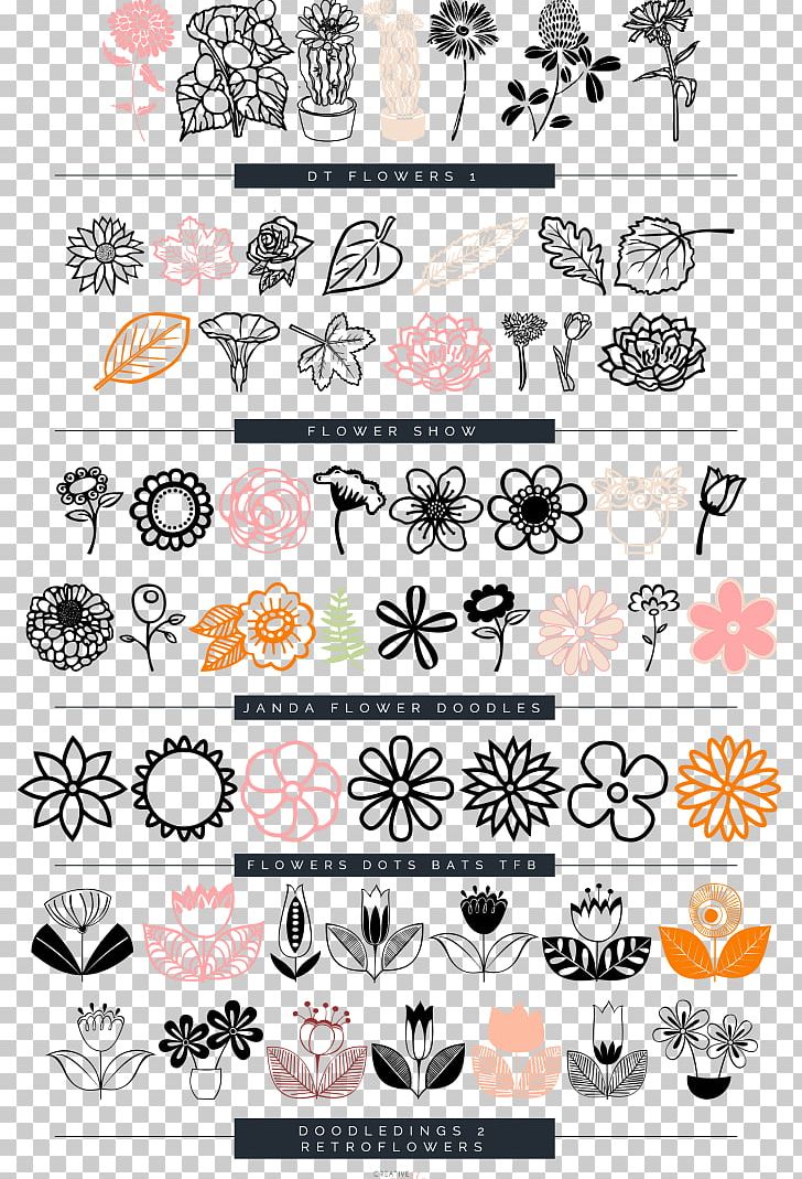 Flower Drawing Design Illustration PNG, Clipart, Area, Art, Blog, Creativity, Dingbat Free PNG Download