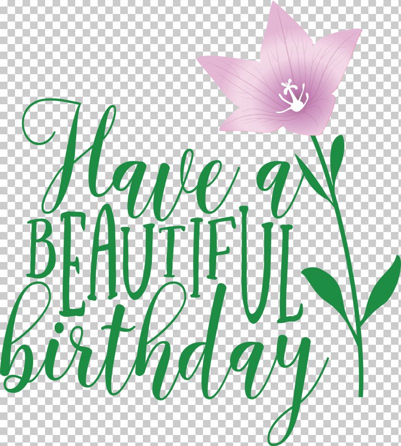 Beautiful Birthday PNG, Clipart, Beautiful Birthday, Cut Flowers, Floral Design, Flower, Green Free PNG Download