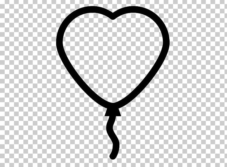 Computer Icons Balloon Heart PNG, Clipart, Balloon, Birthday, Black, Black And White, Body Jewelry Free PNG Download