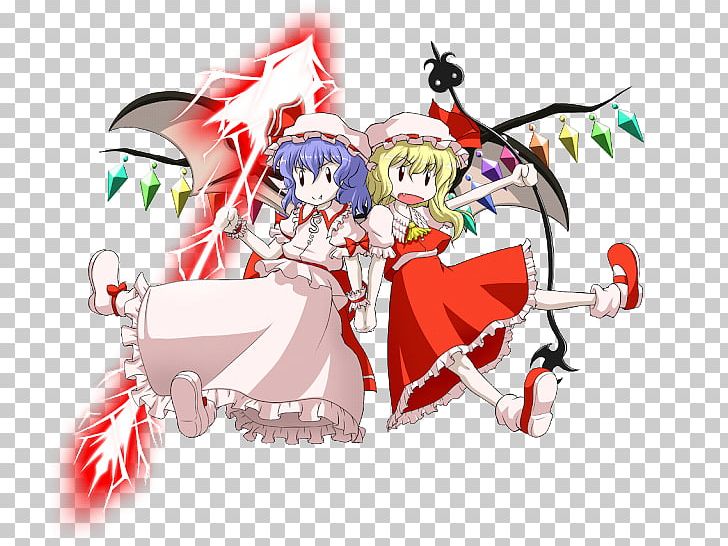 The Embodiment Of Scarlet Devil Scarlet Devil Mansion Fan Art Desktop PNG, Clipart, Anime, Cartoon, Christmas Ornament, Color, Computer Wallpaper Free PNG Download