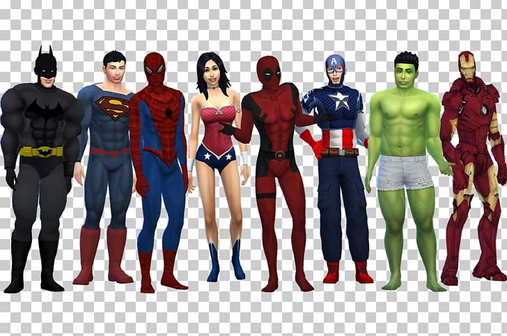 The Sims 4 Superhero Batman Iron Man Superman PNG, Clipart, Action Figure, Batman, Catwoman, Comics, Costume Free PNG Download