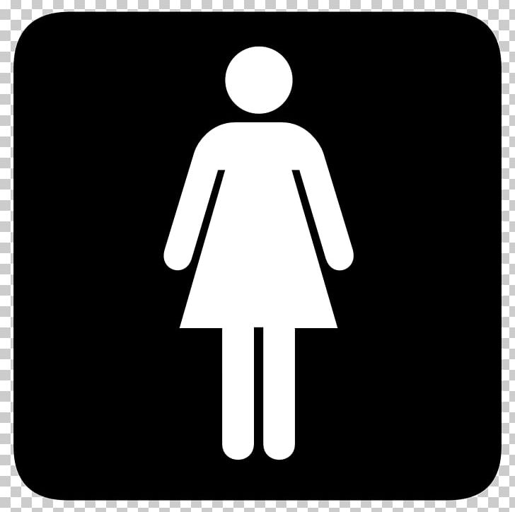 Female Symbol PNG, Clipart, Area, Bathroom, Black, Black And White, Female Free PNG Download