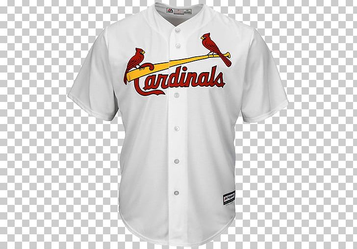 St. Louis Cardinals T-shirt Jersey Majestic Athletic PNG, Clipart