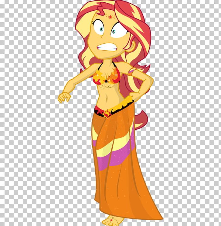 Sunset Shimmer Rarity My Little Pony: Equestria Girls Belly Dance PNG, Clipart, Anime, Cartoon, Costume, Costume Design, Dance Free PNG Download