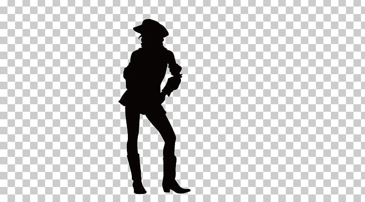 Silhouette Adhesive Decal Drawing PNG, Clipart, Black, Black And White, Business Woman, Computer Wallpaper, Cowboy Free PNG Download