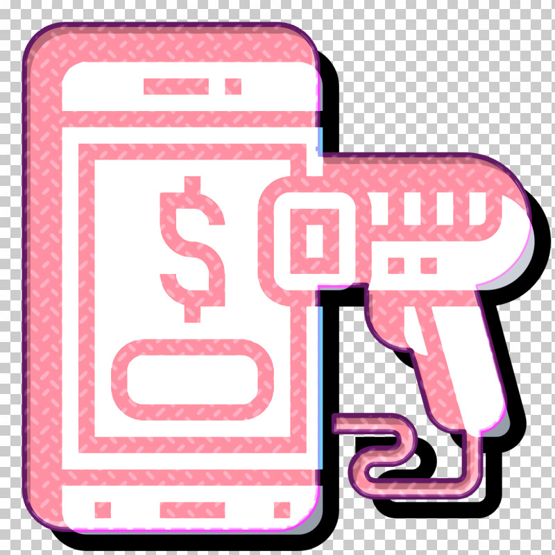 Digital Banking Icon Mobile Payment Icon Scanner Icon PNG, Clipart, Digital Banking Icon, Line, Mobile Payment Icon, Pink, Scanner Icon Free PNG Download