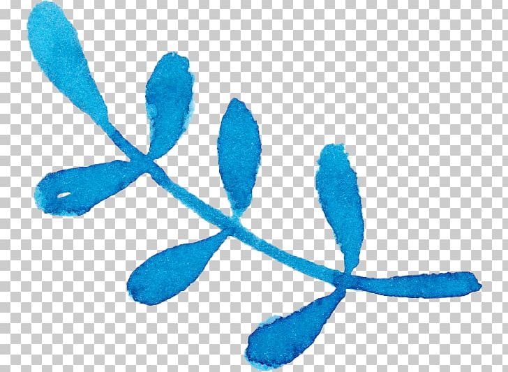 Leaf Blue Illustration PNG, Clipart, Aqua, Artificial Grass, Blue, Branch, Color Free PNG Download