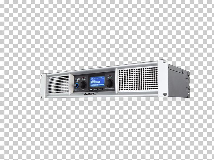 QSC GXD 8 QSC Audio Products Audio Power Amplifier PNG, Clipart, Amplificador, Amplifier, Audio Power Amplifier, Cla, Electronic Device Free PNG Download