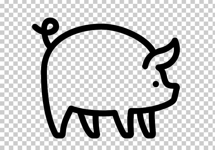 Pig Computer Icons PNG, Clipart, Animals, Area, Black, Black And White, Carnivoran Free PNG Download