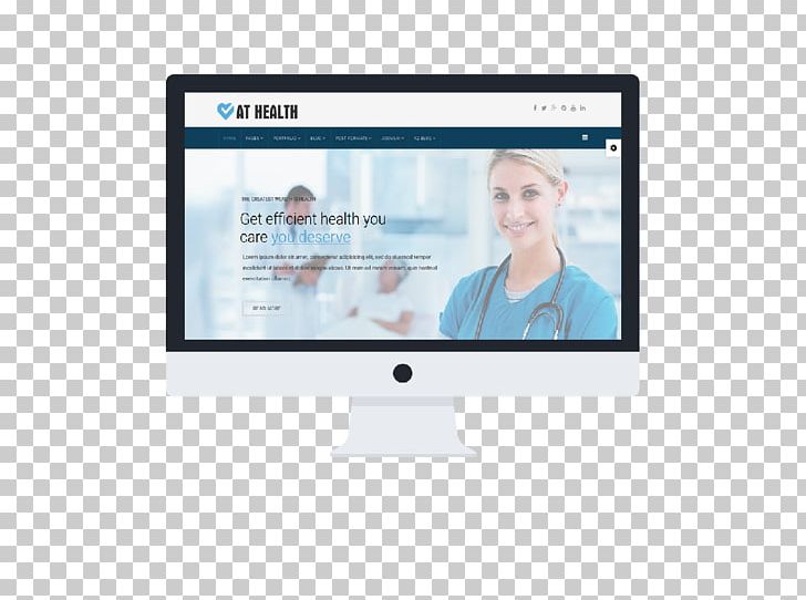 Responsive Web Design Medicine Hospital Template Clinic PNG, Clipart, Bootstrap, Brand, Clinic, Communication, Computer Monitor Free PNG Download