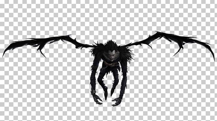Ryuk Light Yagami Near Death Note PNG, Clipart, Anime, Art, Artwork, Black And White, Cartoon Free PNG Download