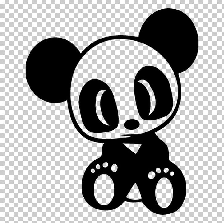 Car Giant Panda Decal Sticker Japanese Domestic Market PNG, Clipart, Adhesive, Adhesive Tape, Artwork, Black, Black And White Free PNG Download