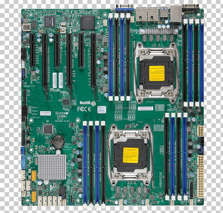 LGA 2011 PCI Express Motherboard DDR4 SDRAM Supermicro X10DRi PNG, Clipart, Atx, Computer Hardware, Computer Network, Electronic Device, Electronics Free PNG Download