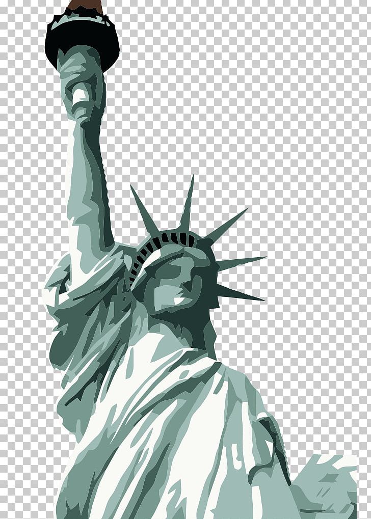 Statue Of Liberty Liberty State Park The New Colossus Sculpture PNG, Clipart, Anime, Art, Artwork, Black And White, Fictional Character Free PNG Download