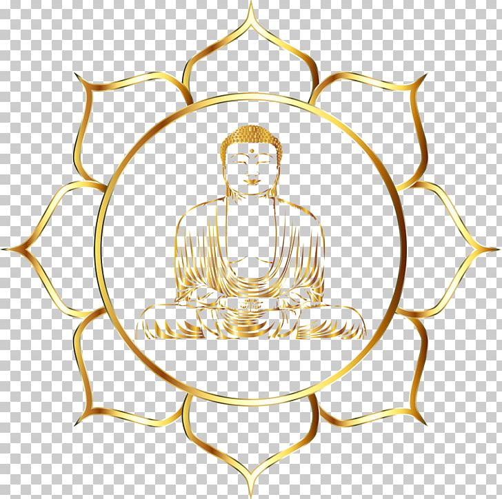 Golden Buddha Buddhism Lotus Position Religion PNG, Clipart, Artwork, Buddha, Buddhism, Circle, Fictional Character Free PNG Download