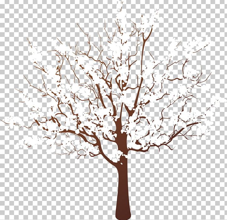 Tree Stump Branch Winter Wood PNG, Clipart, Black And White, Branch, Flower, Nature, Plant Free PNG Download