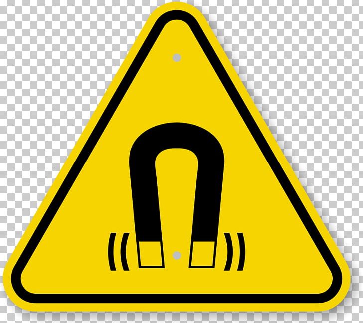 Warning Sign Symbol Magnetic Field Magnetism PNG, Clipart, Area, Brand, Caution, Corrosive Substance, Explosive Material Free PNG Download