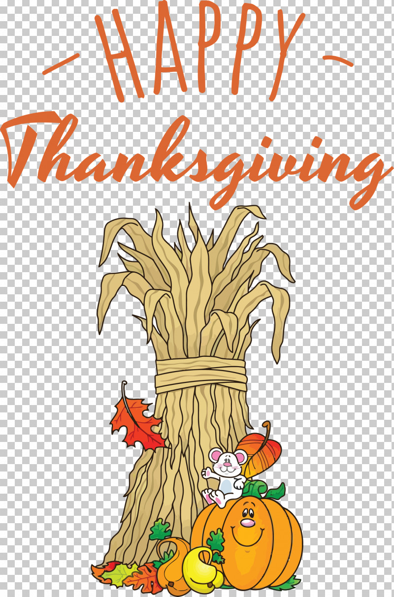 Happy Thanksgiving PNG, Clipart, Arts, Cartoon, Creativity, Flower, Fruit Free PNG Download