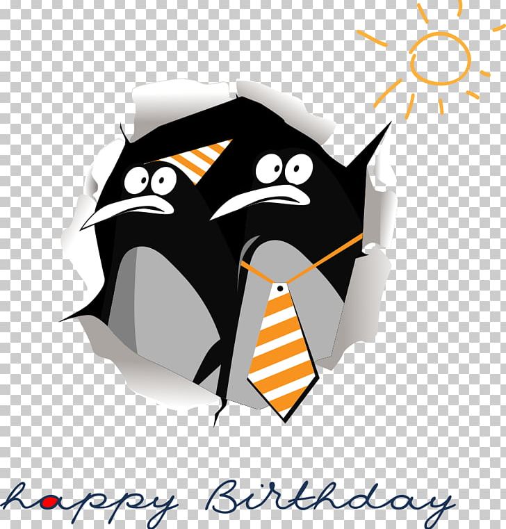 Penguin Happy Birthday To You Greeting Card Wish PNG, Clipart, Beak, Bird, Birthday, Birthday Background, Birthday Card Free PNG Download