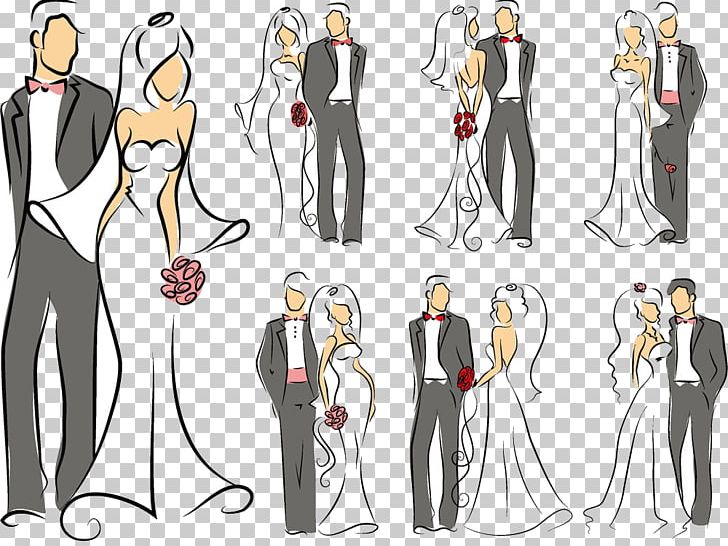 Wedding Invitation Bride Convite Illustration PNG, Clipart, Arm, Cartoon, Fashion Design, Fictional Character, Formal Wear Free PNG Download