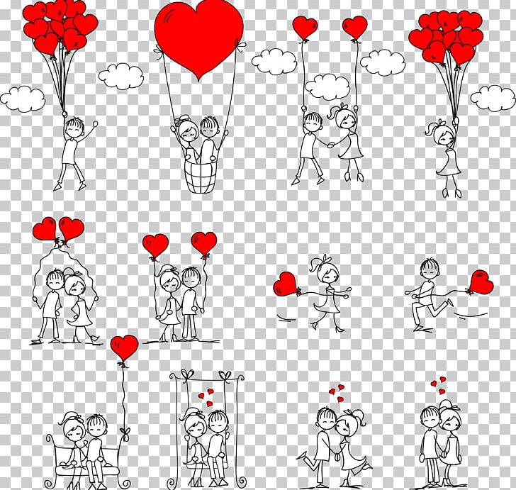 Drawing Love Romance PNG, Clipart, Art, Flower, Hand, Hand Drawn, Heart Free PNG Download