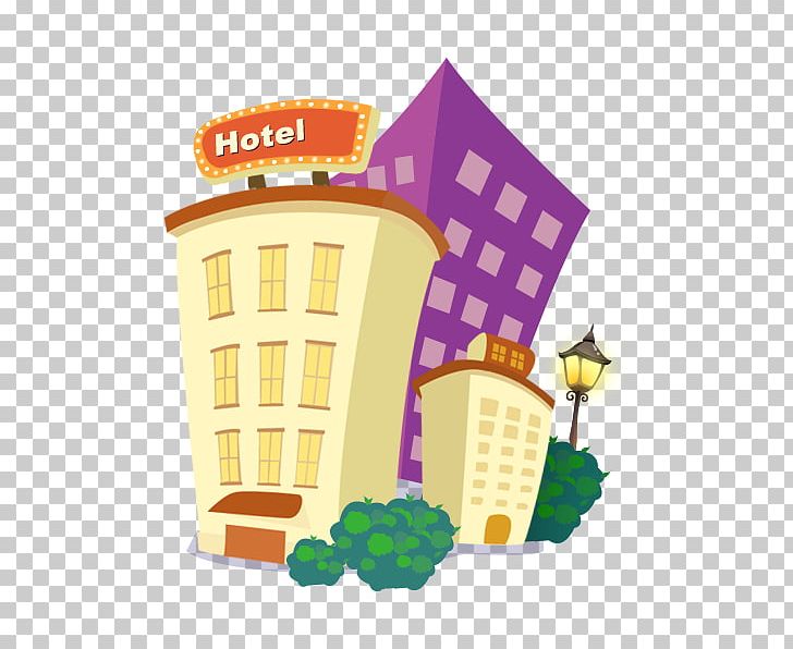 Hotel Cartoon House Illustration PNG, Clipart, Apartment House, Building, Cartoon, Creative, Designer Free PNG Download