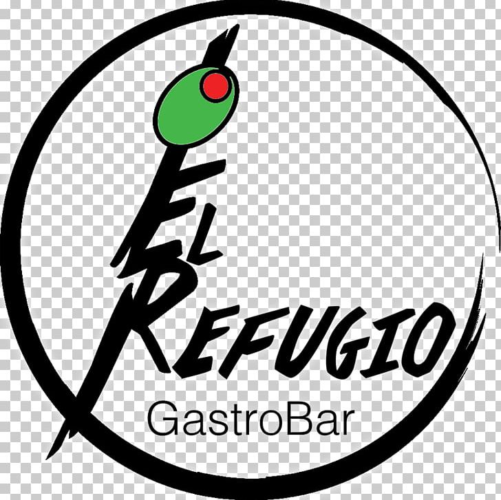 El Refugio Gastrobar Fast Food Brand PNG, Clipart, Area, Artwork, Black And White, Brand, Circle Free PNG Download