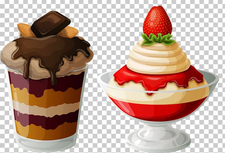 Strawberry Ice Cream Sundae Ice Cream Cones PNG, Clipart, Bowl, Buttercream, Color, Color Pencil, Color Powder Free PNG Download