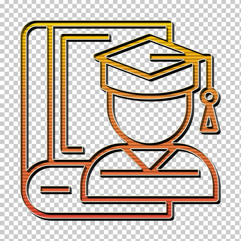 Book And Learning Icon Graduate Icon Mortarboard Icon PNG, Clipart, Book And Learning Icon, Graduate Icon, Line, Line Art, Mortarboard Icon Free PNG Download