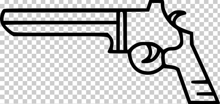 Gun Barrel Firearm Bullet Pistol Computer Icons PNG, Clipart, Angle, Area, Black And White, Bullet, Computer Icons Free PNG Download