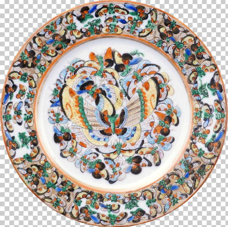 Plate Tableware Ceramic Porcelain PNG, Clipart, 19th Century, Antique, Butterfly, Century, Ceramic Free PNG Download