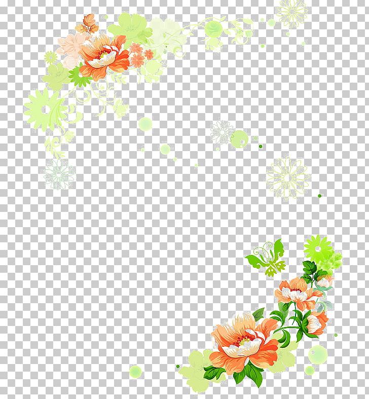 Border Template Flower Arranging PNG, Clipart, Border, Branch, Bubble, Cartoon, Decoration Free PNG Download