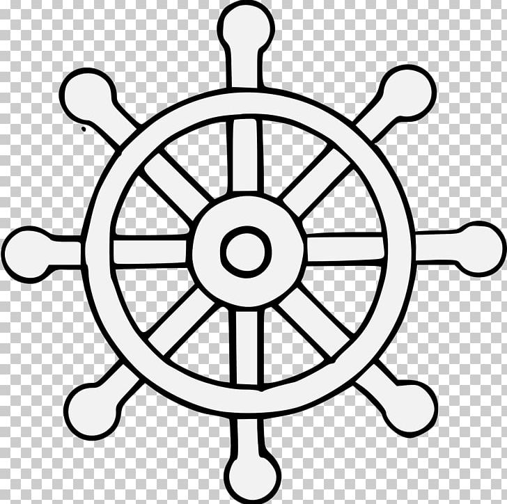 Rudder Boat Ship's Wheel PNG, Clipart, Area, Black And White, Boat, Circle, Line Free PNG Download