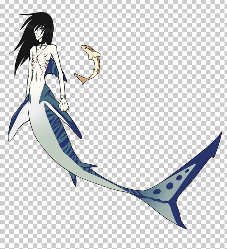 Shark Mermaid Marine Mammal PNG, Clipart, Animals, Animated Cartoon, Anime, Cartilaginous Fish, Fictional Character Free PNG Download