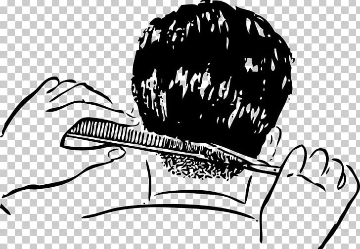 Comb Hair-cutting Shears Barber Hairdresser PNG, Clipart, Art, Barber, Beauty Parlour, Black, Black And White Free PNG Download