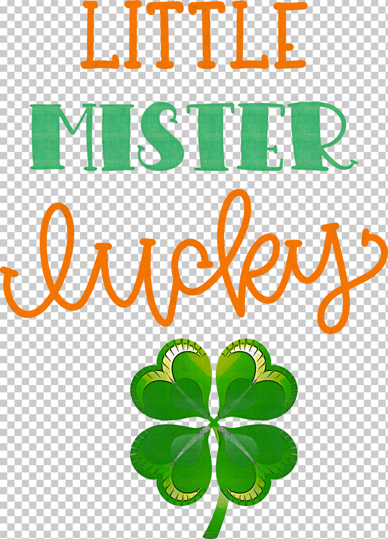 Little Mister Lucky Patricks Day Saint Patrick PNG, Clipart, Boot Loader, Clover, Flower, Leaf, Line Free PNG Download