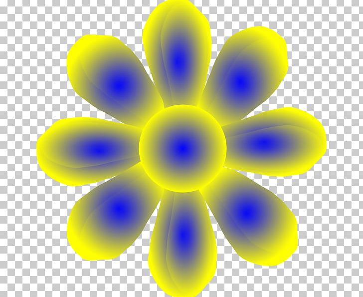 Flower Yellow Blue PNG, Clipart, Artificial Flower, Blue, Circle, Computer Wallpaper, Eflower Free PNG Download